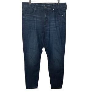 UNIVERSAL THREAD HIGH-RISE STRAIGHT LEG JEGGINGS, WOMENS, 16/33R, DENIM BLUE
